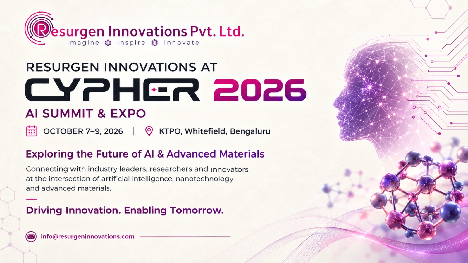 Resurgen Innovations at Cypher 2026 AI Summit and Expo
